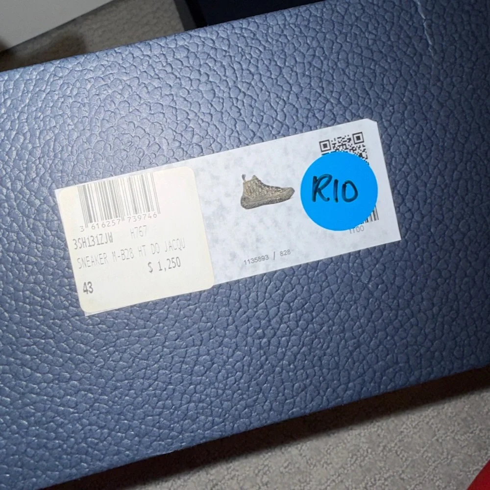 Dior Diorzion Men’s Brown High-Top Sneakers sz 43 - Picture 6 of 7